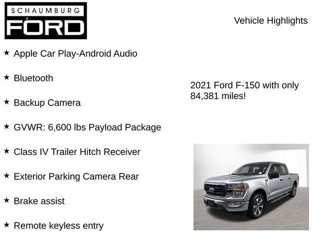 used 2021 Ford F-150 car, priced at $30,495