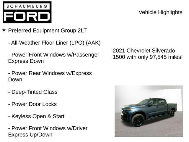 used 2021 Chevrolet Silverado 1500 car, priced at $28,909