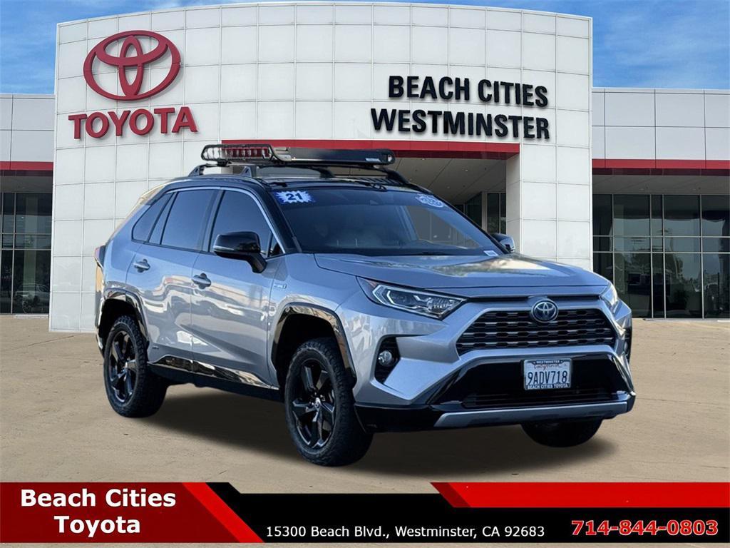 used 2021 Toyota RAV4 Hybrid car, priced at $25,796