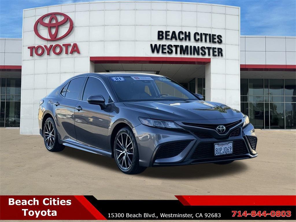 used 2021 Toyota Camry car, priced at $22,141