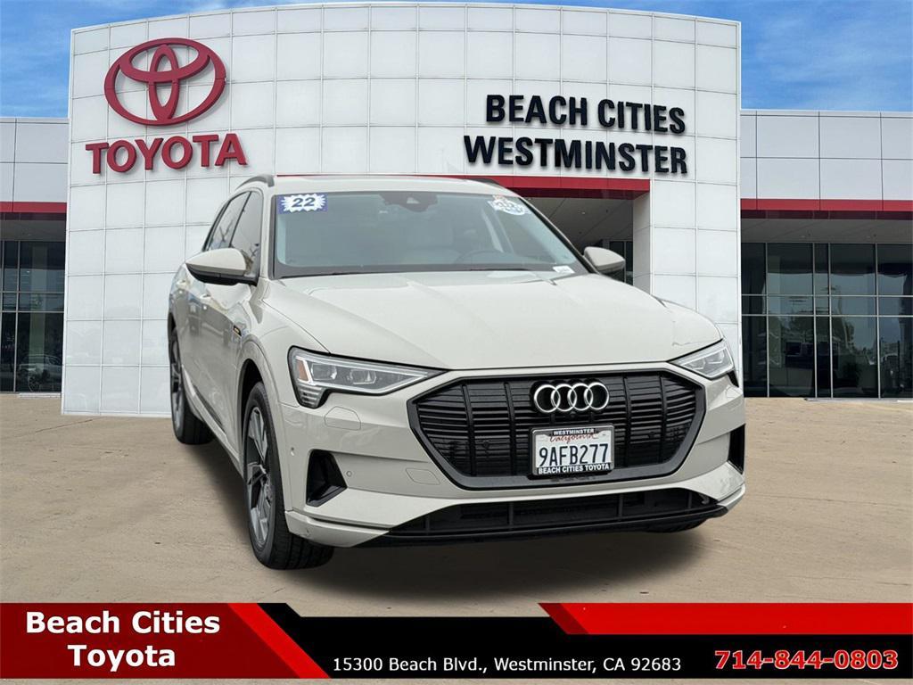 used 2022 Audi e-tron car, priced at $19,907