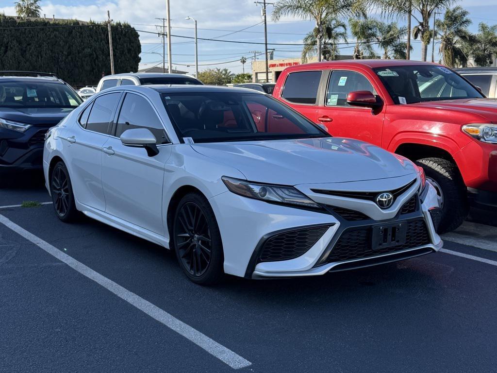 used 2021 Toyota Camry car, priced at $27,504