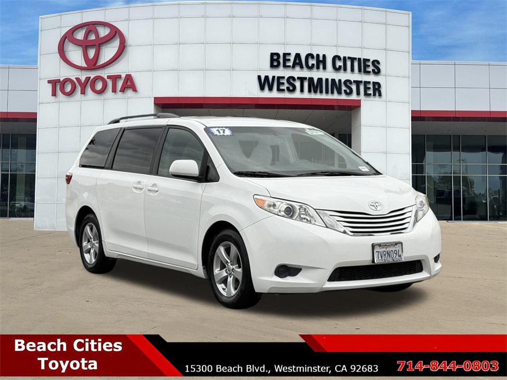 used 2017 Toyota Sienna car, priced at $15,428