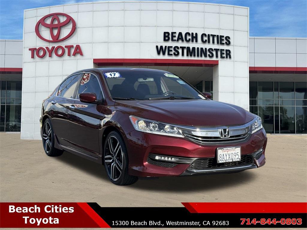 used 2017 Honda Accord car, priced at $15,506