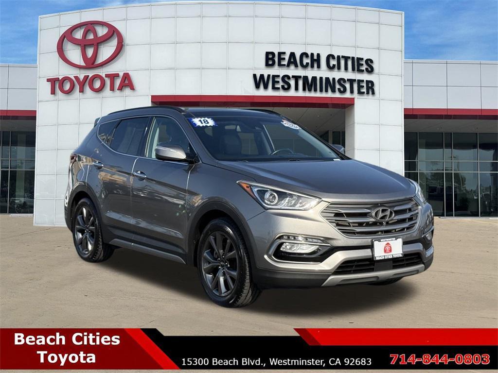 used 2018 Hyundai Santa Fe Sport car, priced at $16,962