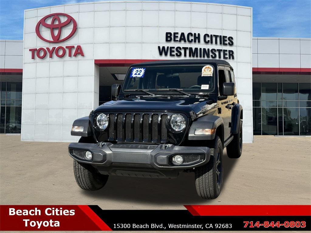 used 2022 Jeep Wrangler Unlimited car, priced at $27,968