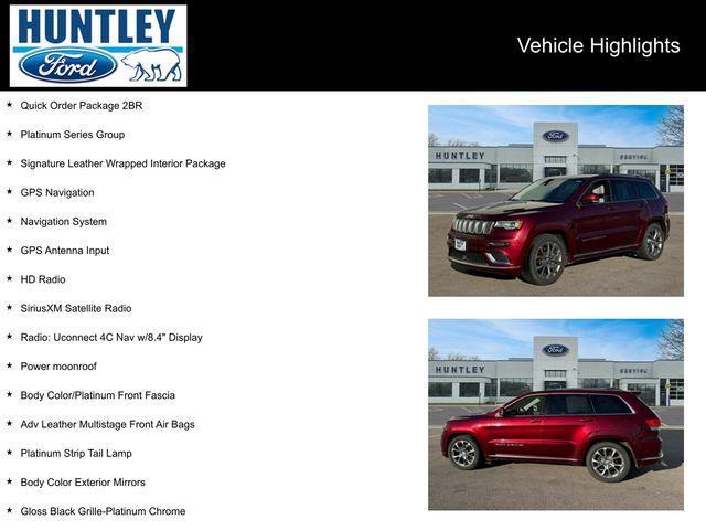 used 2021 Jeep Grand Cherokee car, priced at $28,444