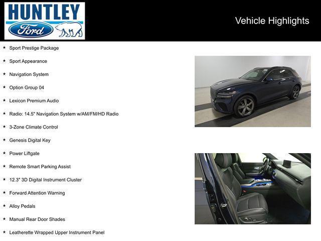 used 2024 Genesis GV70 car, priced at $32,444