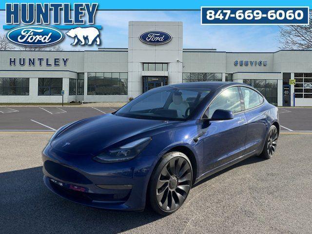 used 2023 Tesla Model 3 car, priced at $29,222