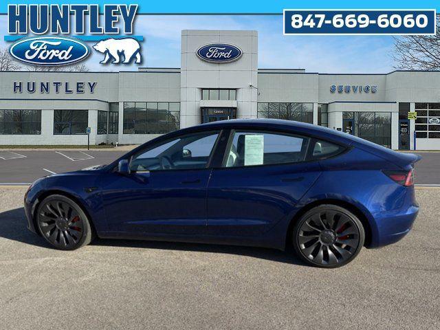used 2023 Tesla Model 3 car, priced at $29,222