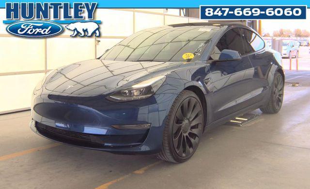 used 2023 Tesla Model 3 car, priced at $27,444