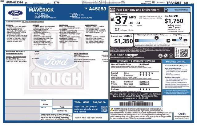 new 2026 Ford Maverick car, priced at $32,395