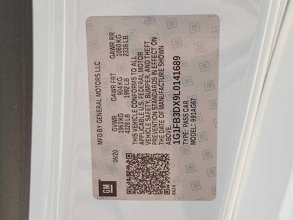 used 2020 Chevrolet Camaro car, priced at $18,986