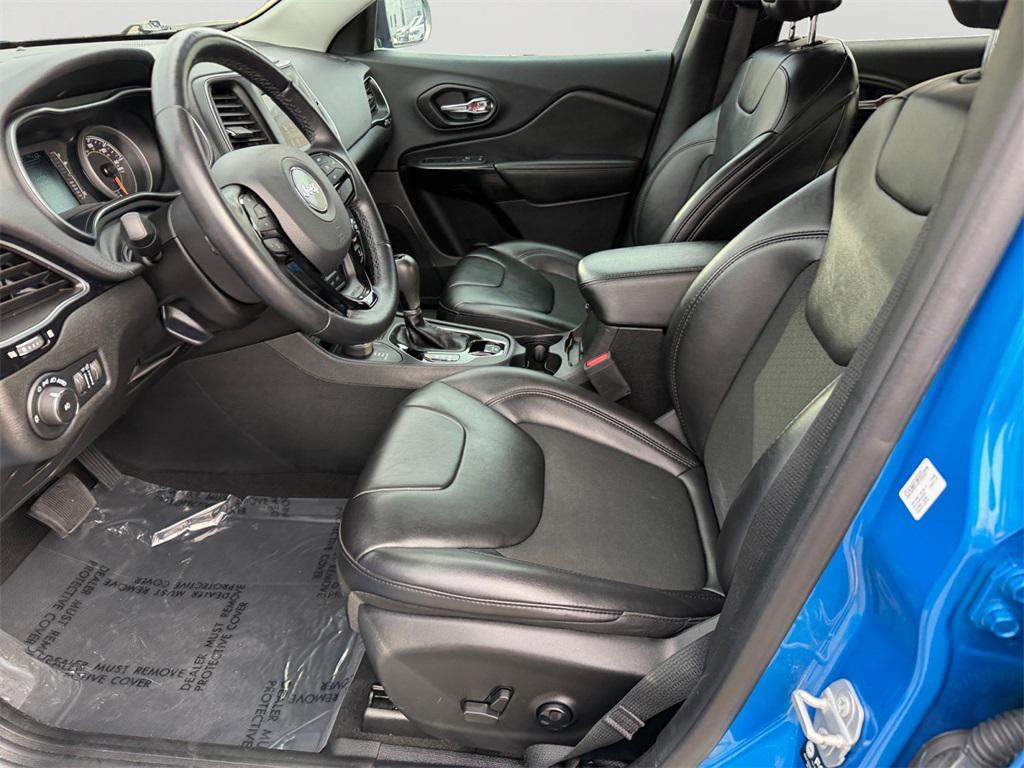 used 2021 Jeep Cherokee car, priced at $17,000