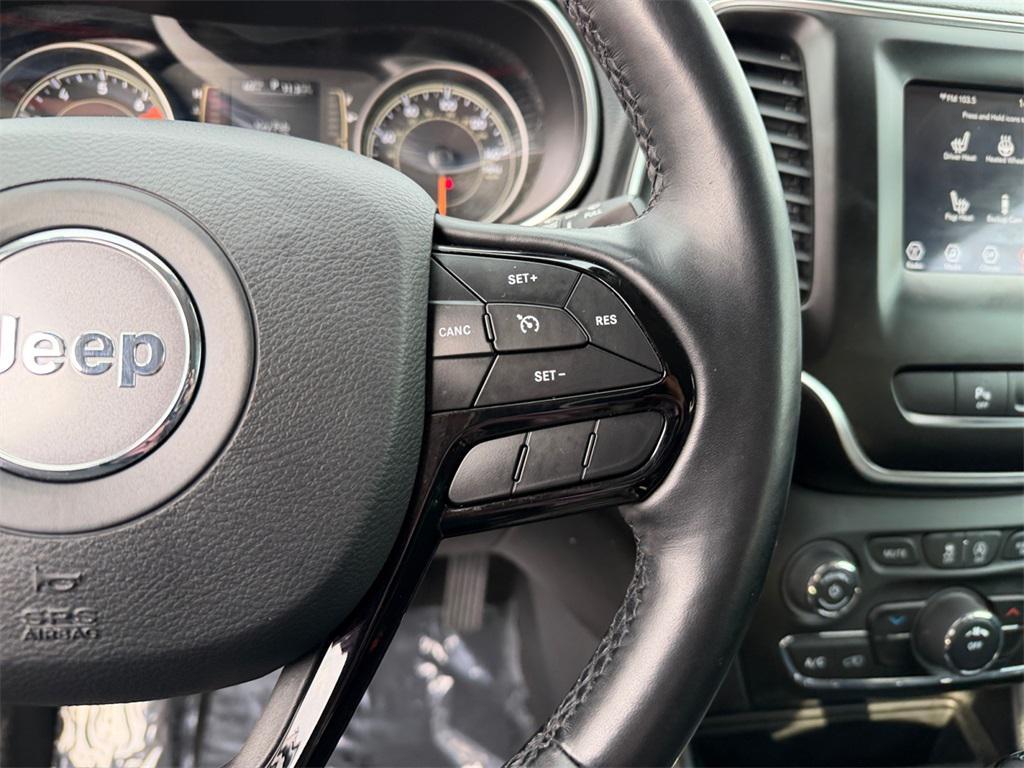 used 2021 Jeep Cherokee car, priced at $17,000