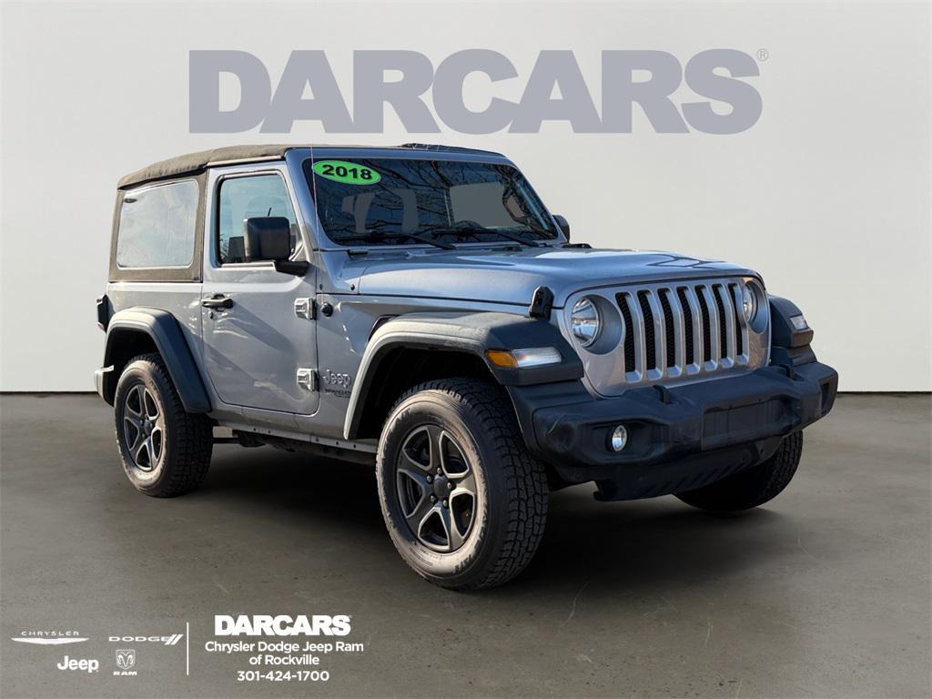 used 2018 Jeep Wrangler car, priced at $19,500