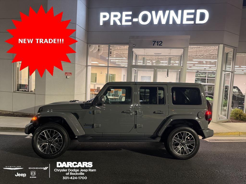 used 2023 Jeep Wrangler 4xe car, priced at $33,500