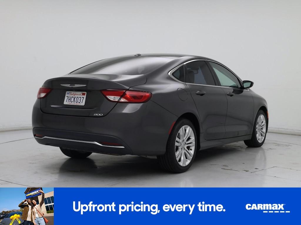 used 2015 Chrysler 200 car, priced at $14,599