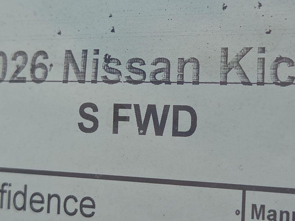 new 2026 Nissan Kicks car, priced at $24,755