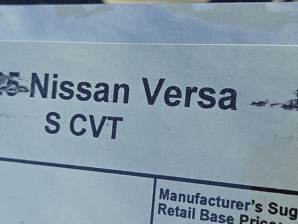 new 2025 Nissan Versa car, priced at $20,219