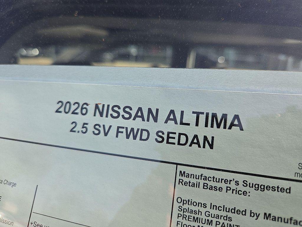 new 2026 Nissan Altima car, priced at $30,221