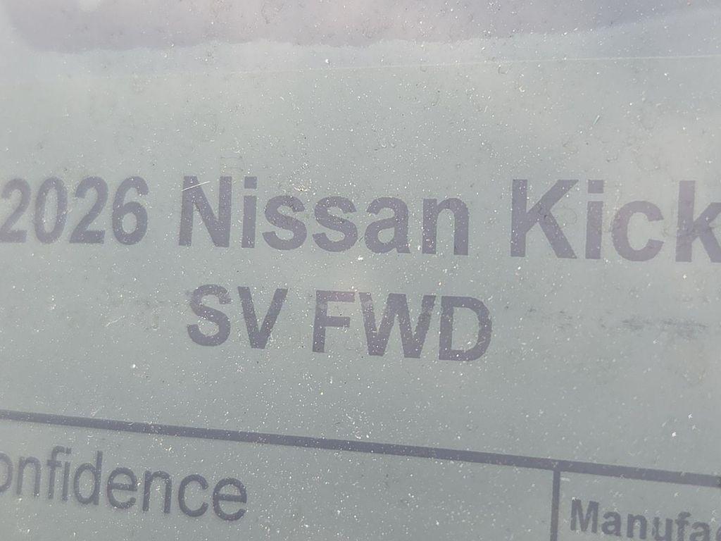 new 2026 Nissan Kicks car, priced at $26,160