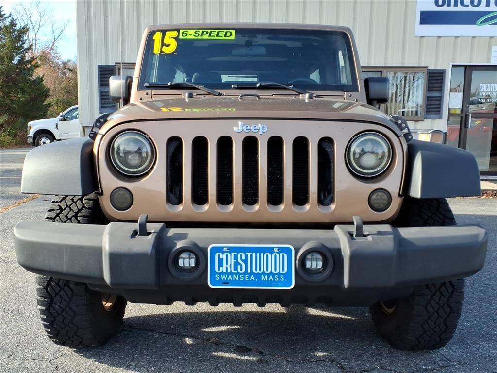 used 2015 Jeep Wrangler Unlimited car, priced at $15,895