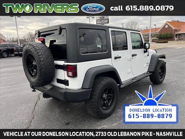 used 2014 Jeep Wrangler Unlimited car, priced at $13,388