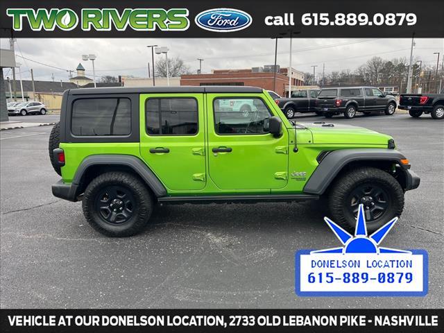 used 2018 Jeep Wrangler Unlimited car, priced at $19,788