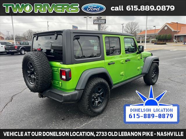 used 2018 Jeep Wrangler Unlimited car, priced at $19,788