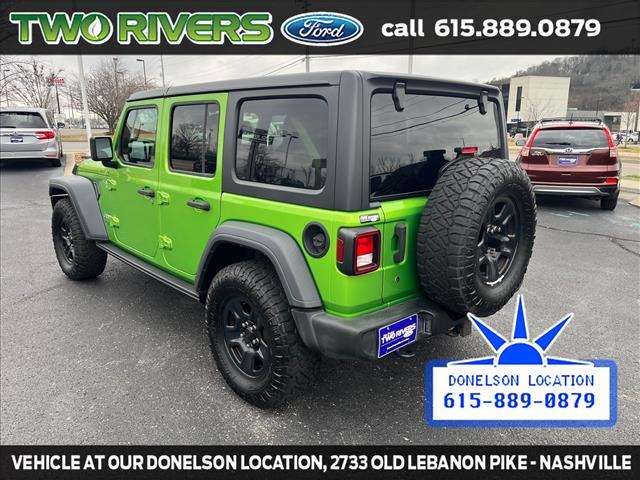 used 2018 Jeep Wrangler Unlimited car, priced at $19,788