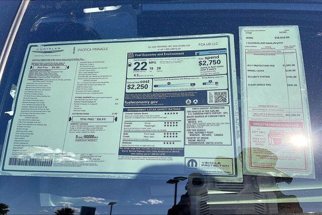 new 2026 Chrysler Pacifica car, priced at $54,546