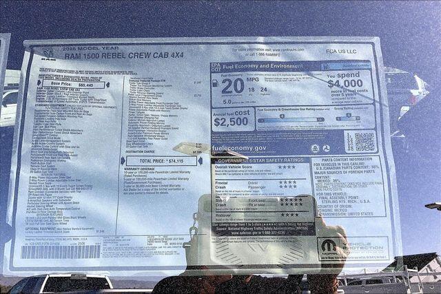new 2026 Ram 1500 car, priced at $68,865