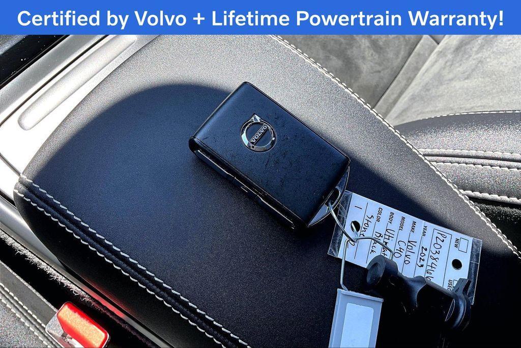used 2023 Volvo C40 Recharge Pure Electric car, priced at $27,503