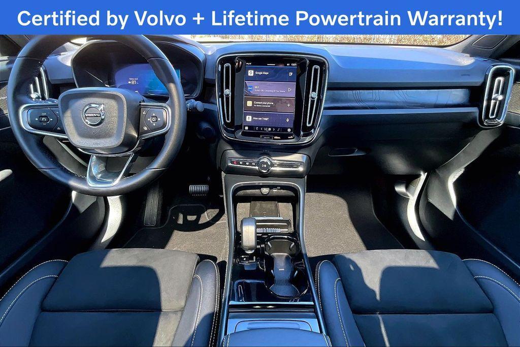 used 2023 Volvo C40 Recharge Pure Electric car, priced at $27,503