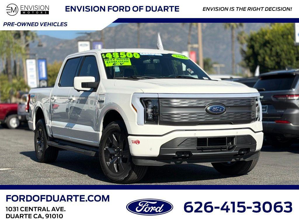 used 2023 Ford F-150 Lightning car, priced at $46,995