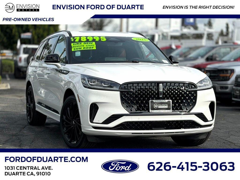 used 2025 Lincoln Aviator car, priced at $71,988