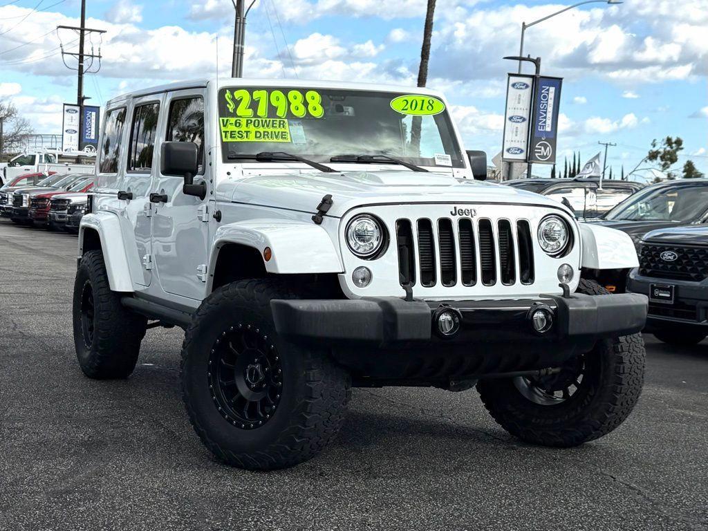used 2018 Jeep Wrangler JK Unlimited car, priced at $26,495