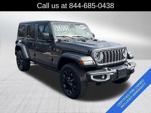 used 2025 Jeep Wrangler 4xe car, priced at $33,591