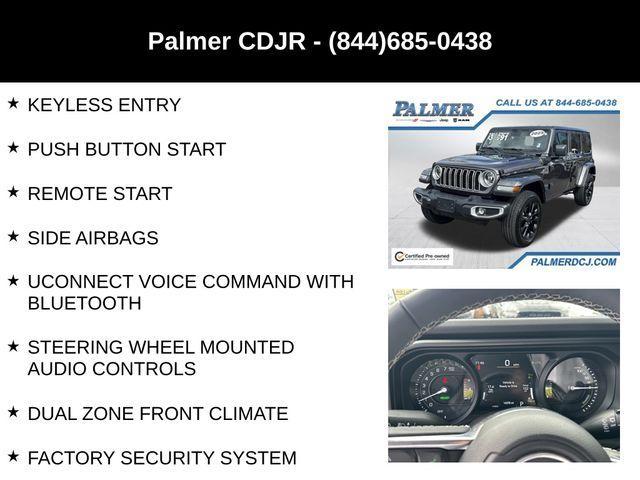 used 2025 Jeep Wrangler 4xe car, priced at $33,591