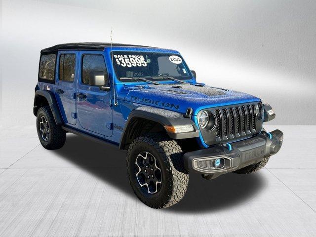 used 2022 Jeep Wrangler Unlimited 4xe car, priced at $32,991