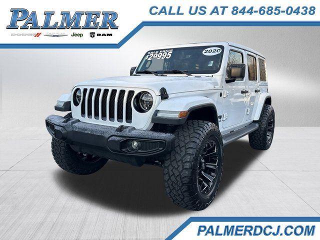 used 2020 Jeep Wrangler Unlimited car, priced at $27,991