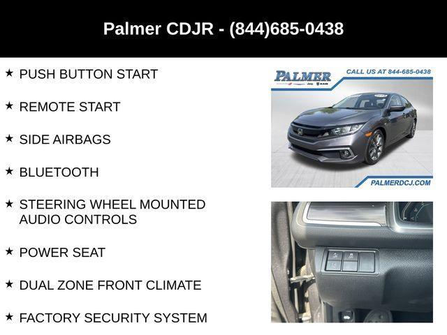 used 2019 Honda Civic car, priced at $18,291