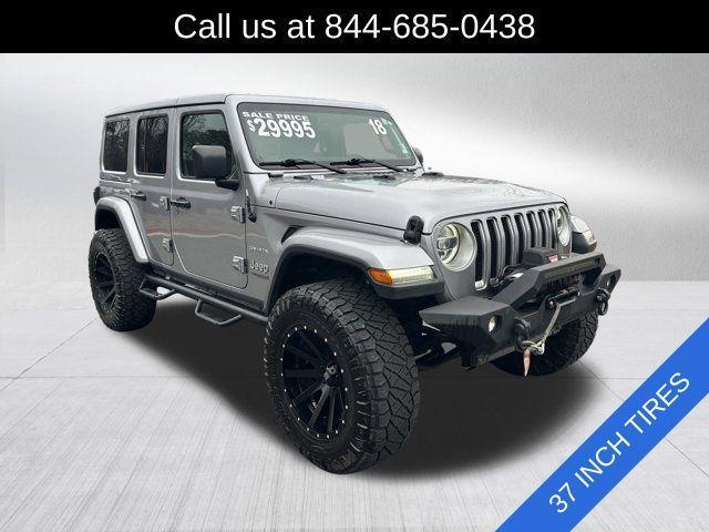 used 2018 Jeep Wrangler Unlimited car, priced at $25,991