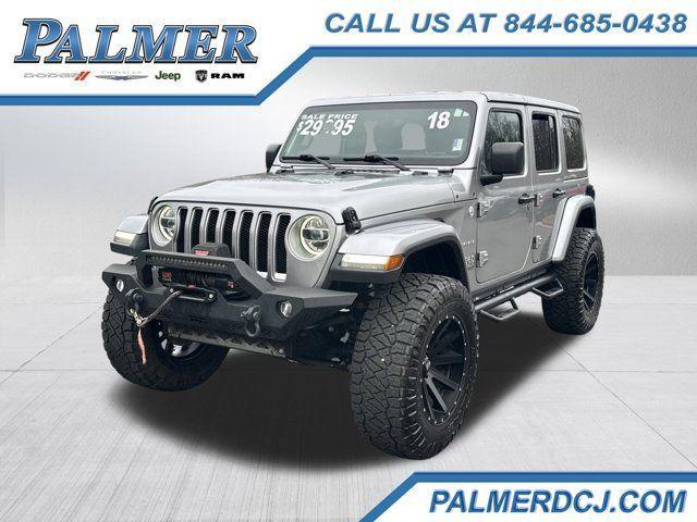 used 2018 Jeep Wrangler Unlimited car, priced at $25,991
