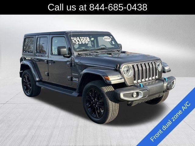 used 2022 Jeep Wrangler Unlimited 4xe car, priced at $29,791