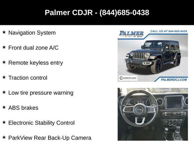 used 2022 Jeep Wrangler Unlimited 4xe car, priced at $29,791