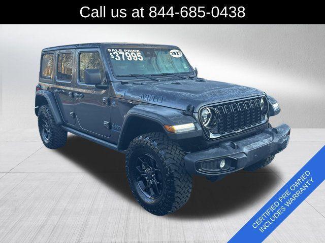 used 2025 Jeep Wrangler 4xe car, priced at $29,991