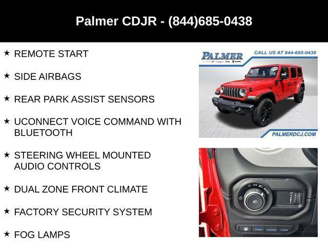used 2025 Jeep Wrangler 4xe car, priced at $34,991