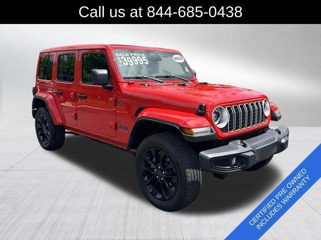used 2025 Jeep Wrangler 4xe car, priced at $34,991